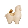 thumbnail image 2 of Estatua de caballo Figura decorativa Adorno de resina Figuras decorativas de lujo para con repollo, 2 of 6