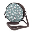 thumbnail image 2 of Lsque Farm Birds Pattern Shoulder Bag – Microfiber Leather Crossbody with Detachable Strap & Handle Ring, Waterproof & Durable, Elegant Everyday Carry, 2 of 5