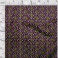 thumbnail image 2 of oneOone Cotton Cambric Wine Fabric Leaves & Floral Artistic Diy Clothing Quilting Fabric Print Fabric By Yard 56 Inch Wide, 2 of 4