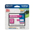 thumbnail image 3 of Brother 0.47" White on Berry Pink Tape for P-Touch (16.4'), 3 of 3