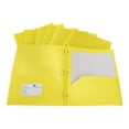 thumbnail image 3 of 2-Pocket Poly Folders with Fasteners, Yellow, Pack of 25, 3 of 9