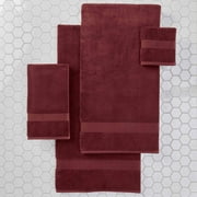 Better Homes & Gardens Signature Soft Solid Cotton 6 Piece Bath Towel Set,Deep Redwood