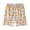 B-Multicolor, variant on FAWUUDO Sports Shorts for Men Adjustable Waist Drawstring Loose Fashionable Print Shorts Beach Running Straight Shorts S B-Multicolor