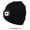 Black (Kids), variant on LED Beanie Hat with Light, USB Rechargeable 4 LED Headlamp Cap, Warm Winter Knitted Hat with LED Flashlight for Men Women Hiking, Biking, Camping (Blue)