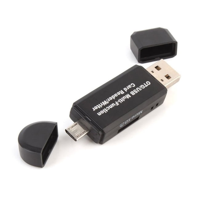 Multifunction Smart OTG Card Reader Writer High-speed USB 2.0 SD Micro-SD Card Reader USB Adapter for Android Phone Computer