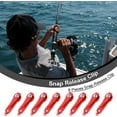 8 PCS Fishing Downrigger Clips, Heavy Tension Snapper Weight Release