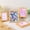 Pink, variant on 48Pcs Vintage Floral Scrapbook Paper Set Double Sided Flower Pattern Decorative Craft Paper for Birthday DIY Card