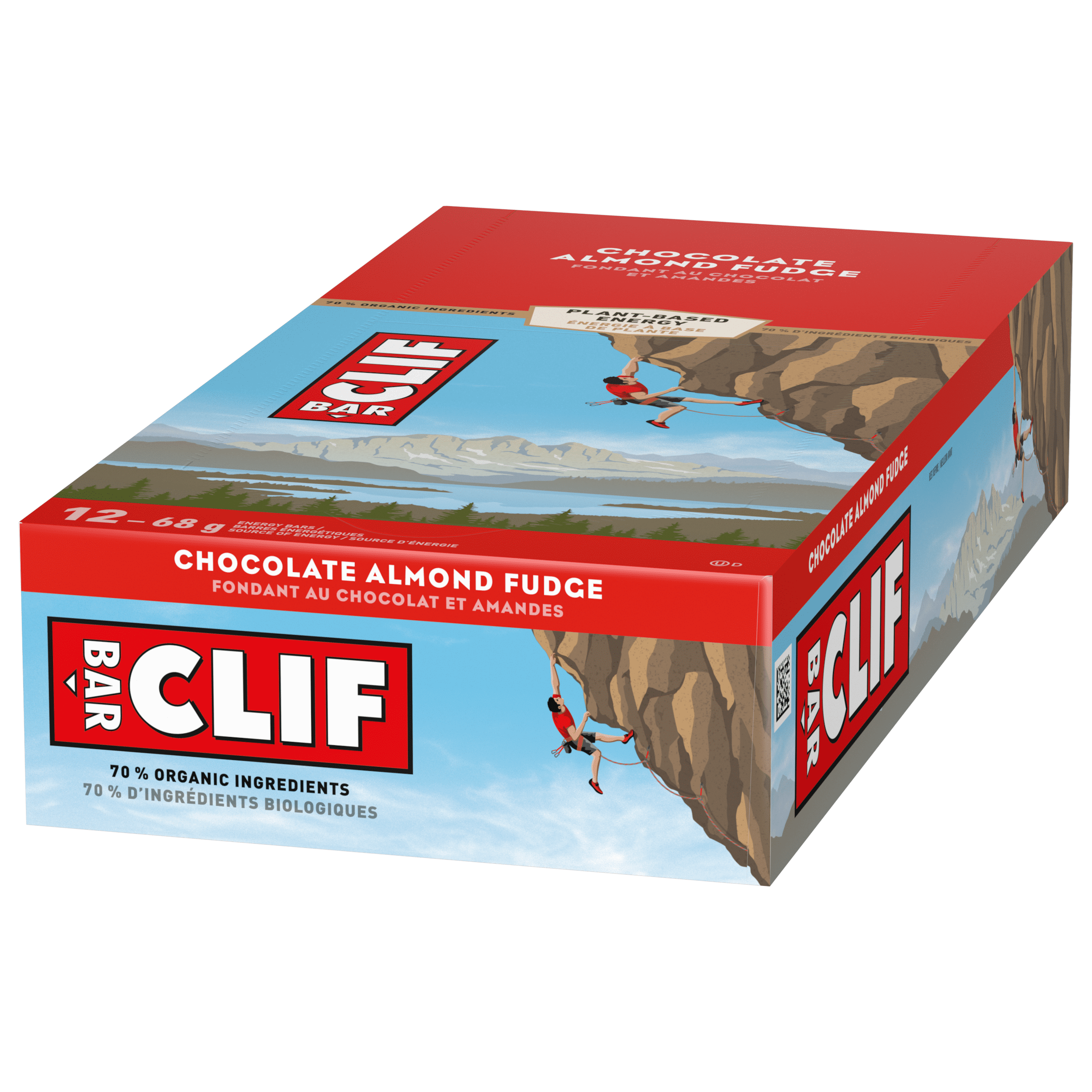 Clif bar Chocolate Almond Fudge Energy Bars, 12 x 68 g