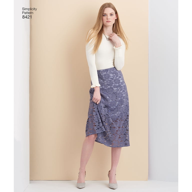 Simplicity Skirt & Pants Sewing Pattern - Sizes 6 To 14 (US8421H5), Perfect For DIY Clothing Projects