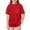 Red, variant on Huanglei Kids Mesh T Shirts Short Sleeve Plain Top Tees Boy & Girl Baby Unisex Toddler Children Crew Neck T Shirt With Pocket Kids T-Shirts 2-3 Years