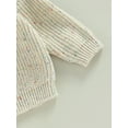 thumbnail image 6 of Bagilaanoe Toddler Baby Girl Boy Knitted Sweater Long Sleeve Pullover 6M 12M 18M 24M 3T 4T 5T 6T Kids Warm Jumpers Tops Fall Loose Knitwear, 6 of 8