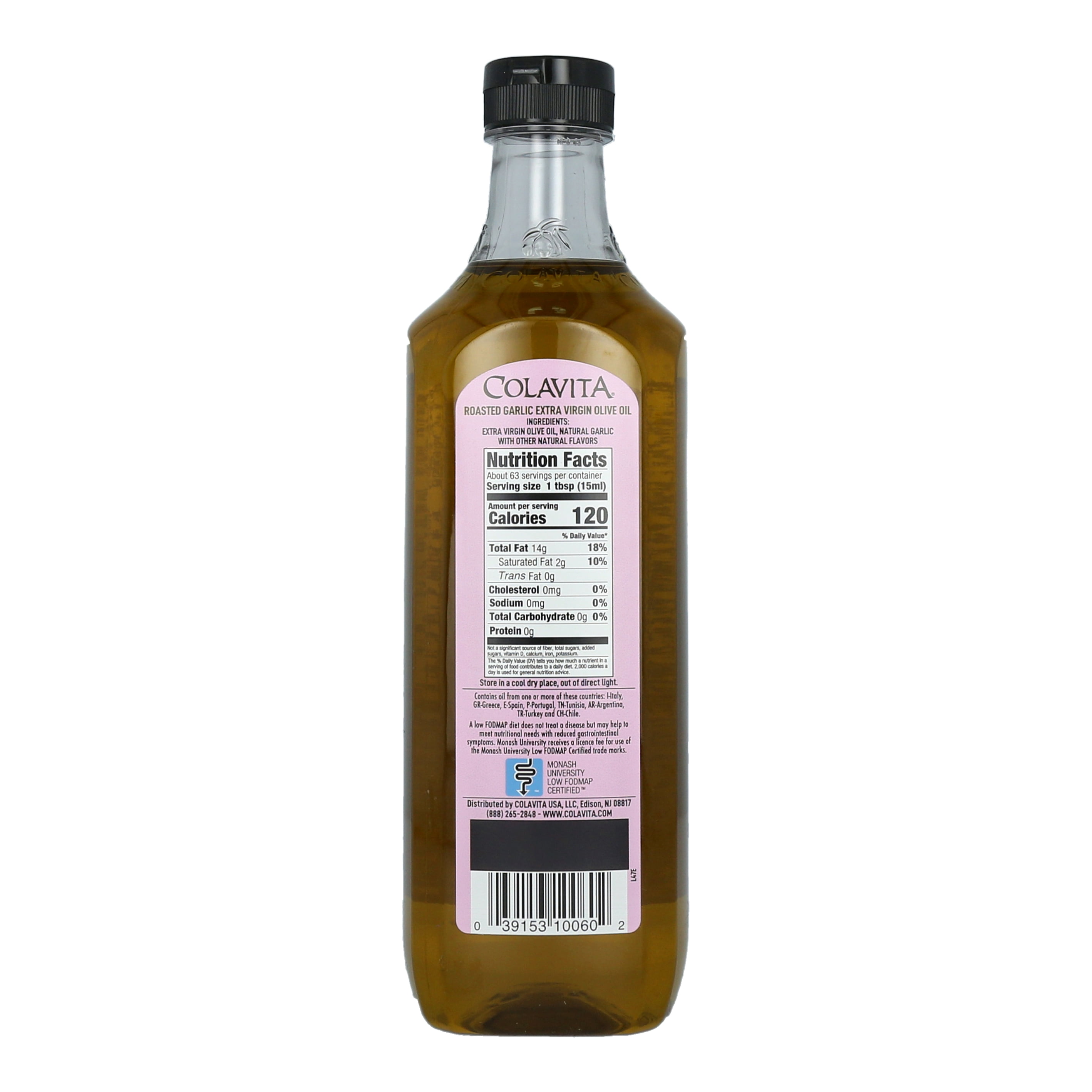 Colavita Roasted Garlic Extra Virgin Olive Oil, 32 Fluid Ounce