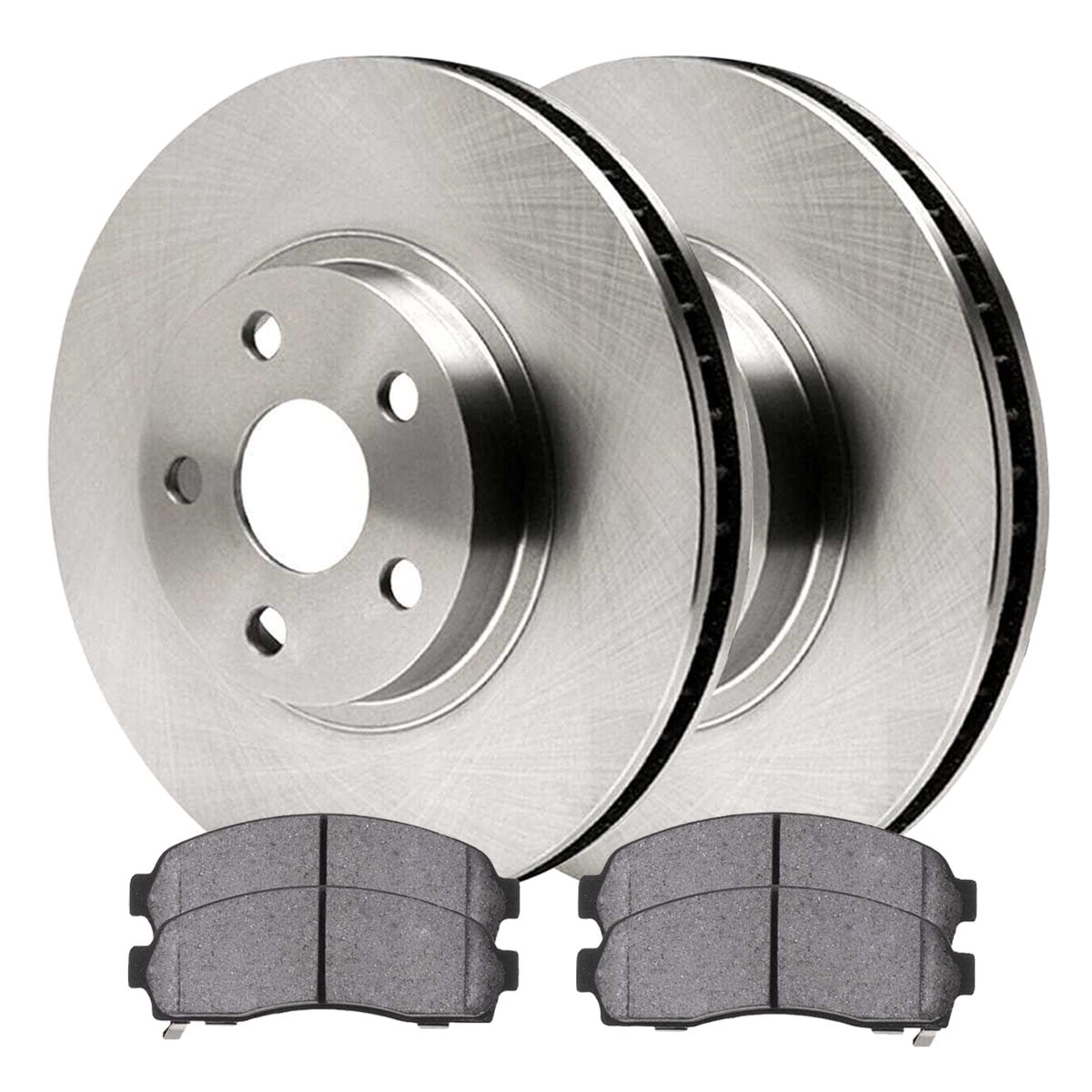 Fits 2002-2005 Ford Explorer Mercury Mountaineer Front+Rear Solid Brake Rotors
