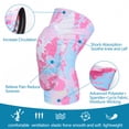 thumbnail image 2 of TUOYR Compression Padded knee Sleeve Knee Protection Anti-Slip Leg Sleeve with Protective Pad for Football Basketball Baseball Volleyball - Adult & Youth Size (Paint Pink, 1 Pair), 2 of 8