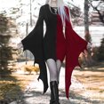 thumbnail image 1 of Womens Halloween Costumes 2024 Cosplay Gothic Dresses Women's Fashion Gothic Punk Patchwork Colour Wide Sleeve Strappy Dresses, 1 of 5