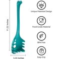 thumbnail image 2 of Cucharas - Cucharas compatibles con pasta de grado alimenticio y sin BPA - Servidor de cuchara de pasta resistente al calor - Cucharas de pasta aptas para lavavajillas con dientes - Pasta Collectio, 2 of 4