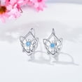 thumbnail image 2 of DVEATR Butterfly Hoop Earrings for women Leverback Celtic Butterfly Earrings Gift for Women, 2 of 7
