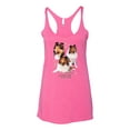 thumbnail image 2 of If It's Not a Collie It's Just a Dog Gift | Womens Dog Lover Premium Tri-Blend Racerback Tank Top, Vintage Pink, X-Large, 2 of 4
