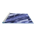 thumbnail image 2 of Ahgly Company Machine Washable Indoor Square Animal Blue Modern Area Rugs, 3' Square, 2 of 4