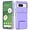 Purple for Google Pixel 8, variant on for Google Pixel 8 Phone Case with Tempered Glass Screen Protector Slide Camera Lens Kickstand Military-Grade Bumpers Shockproof Protective Cover for Women Men Girls Black