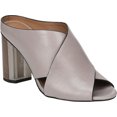 thumbnail image 1 of Women's Sarto by Franco Sarto Clara Slide Sandal Grey Vachetta Leather 4 M, 1 of 6