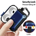 thumbnail image 3 of Duo Shield Secure Lock Designed For AirPods 3rd Gen With Hook, Blue/Black, 3 of 7