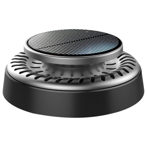 Difusor de aromaterapia solar para coche | Ambientador giratorio y elemento decorativo | Difusor de aceites esenciales para coche, hogar u oficina | Incluye 10 ml de aceite