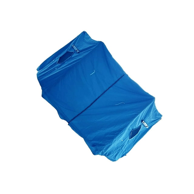 ZheElen Tente de Trampoline Housse de Protection pour Trampoline Housse Ronde Dessus 6 Mâtx de Trampoline 10 Pieds Bleu 14 Pieds 8 Mâtx