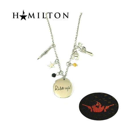 Necklace Cosplay Accessory - Hamilton Necklace Pendant - Rise Up - Broadway Musical Cosplay Jewelry