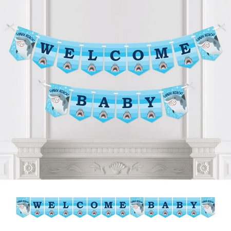  Shark  Zone Jawsome Shark  Party  Bunting Banner Party  