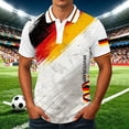 thumbnail image 4 of Family Matching Soccer Jersey T Shirts for Men Boys Germany Flag Printed Short Sleeve Football Fan Tops, 4 of 5