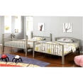 thumbnail image 3 of JERFIT Full Over Full Bunk Bed, Metal Frame with Movable Ladder, Converts to Two Separate Beds, Metallic Grey Finish, Contemporary Design, 3 of 6