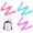 Candy color suit, variant on Resistance Bands Set, Pull Up Assistance Bands, Exercise Fitness Workout Bands for Legs and Butt, Stretch Bands, Elastic Long Booty Bands for Women Home Gym Yoga Equipment-Candy color suit
