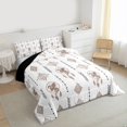 thumbnail image 3 of Feelyou Hippie Dreagon Damask Twin Comforter Sets, Boho Dreamcatcher Bedding Set, 2 Pieces, 3 of 8