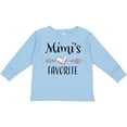 thumbnail image 3 of Inktastic Mimi's Favorite Heart Grandchild Boys or Girls Long Sleeve Toddler T-Shirt, 3 of 5