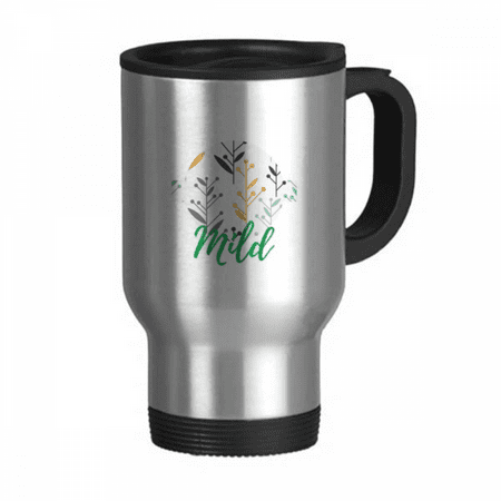 

Bud Flower Paint Travel Mug Flip Lid Stainless Steel Cup Car Tumbler Thermos