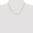 thumbnail image 4 of 14K Yellow Gold Rolo Chain Necklace 18 inch 1.55 mm with Lobster Clasp Pendant, 4 of 4