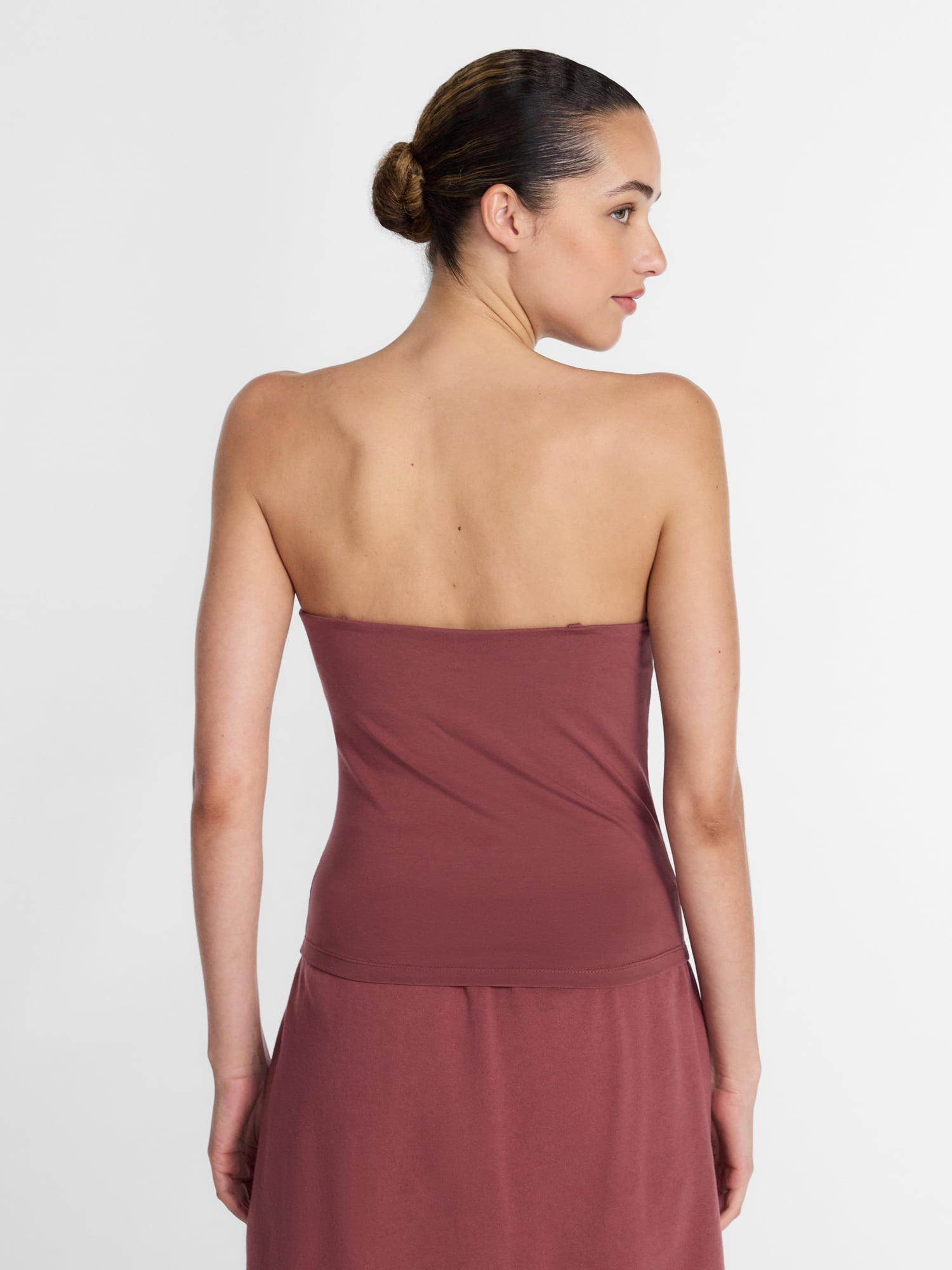 Athletic Works Women's Cotton-Blend Tube Top, Sizes XS-XXXL
