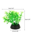 thumbnail image 4 of Unique Bargains 20 Pcs Aquarium Plants Decorations Artificial Aquatic Plant Green 1.97", 4 of 7