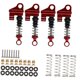 thumbnail image 2 of 4 Packung 1:24 Simulación Modelo RC Amortiguador de Choque de Metal para Axial SCX24 90081 Piezas de Actualización rojo Yotijar Amortiguador de coche RC, 2 of 7