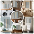 thumbnail image 6 of Ships Next Day Canvas Wall Art 10"x10", Blue Brown Beige Wood Framed Canvas Print Painting, Boho Farmhouse Abstract Stripes Art Ready to Hang Small Picture Wall Decor for Home Kitchen Nursery Office, 6 of 9