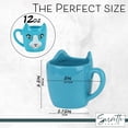 thumbnail image 3 of Servette Home Cat Coffee Mugs for Cat Lovers Live,Love,Meow!, 3 of 6
