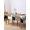 Brown Black, variant on Brown Black Grey Table Cloth, Middle Century Irregular Geo Abstract Art Waterproof Tablecloth for Rectangle Tables, Reusable Washable Fabric Table Cover for Restaurant Kitchen Dining Tables 54"x108"