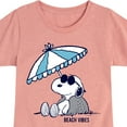 thumbnail image 3 of Peanuts - Chill Beach Vibes - Toddler and Youth Girls Short Sleeve T-Shirt, 3 of 6