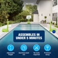 thumbnail image 2 of Equinox Pool Basketball and Volleyball Set, Adjustable Poolside Game, Multicolor, 2 of 5