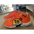 thumbnail image 3 of Ni - ke Ni - ke Air Max Plus Big Logo Men’s Size 9 Total Orange White AJ7181-800, 3 of 5