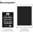 thumbnail image 4 of MDF Wall Art Canvas Print Wall Painting Home Decorations Rectangle with Word Black Heart Pattern 150x100x38mm DIY, 4 of 5
