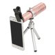 thumbnail image 2 of 18X Desktop Portable Monocular Telescope with Tripod for Mobile Phones (Pink), 2 of 5