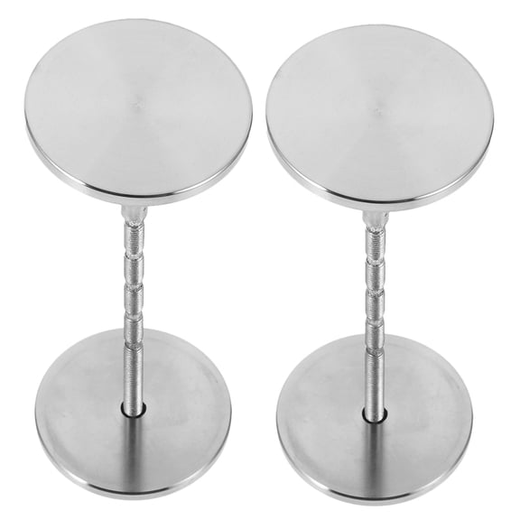 YSNOOWE 2Pcs Door Hole Cover Silver Round Hole Filler Plate For Security-Conscious Users