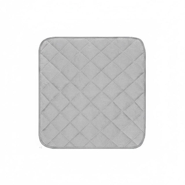 Protector De Silla Reutilizable, Versátil, Impermeable, Para Mascotas, A Prueba De Polvo, Funda Acolchada Para Asiento, Ideal Para Padres, Personas Mayores, Coche Y Exteriores, Gris 39-39 cm